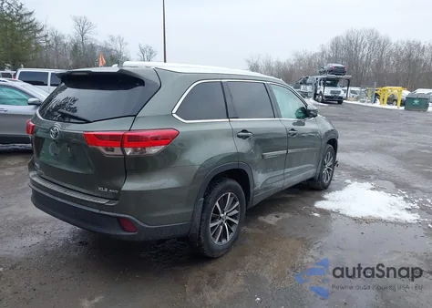 2018 Toyota Highlander z USA, uszkodzony, nr VIN 5TDJZRFH3JS849730